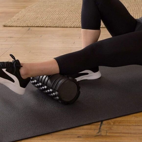 NEW Yoga Column Foam Fitness Stretching Roller Purple - Picture 4 of 8